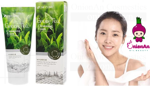 Sữa Rửa Mặt Chiết Xuất Từ Trà Xanh 3W Clinic Green Tea Cleansing Foam